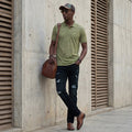 Killer Men Green Printed Slim Fit T-Shirts