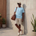 Killer Men Light Blue Printed Slim Fit T-Shirts