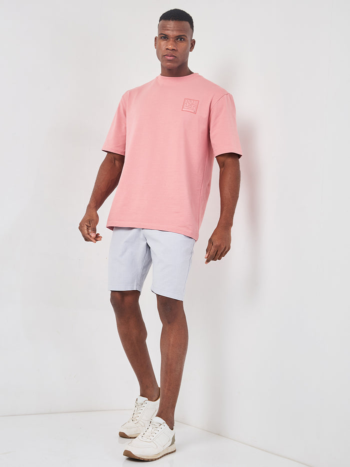 Killer Men Light Blue Solid Shorts