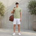 Killer Men Light Green Printed Slim Fit T-Shirts