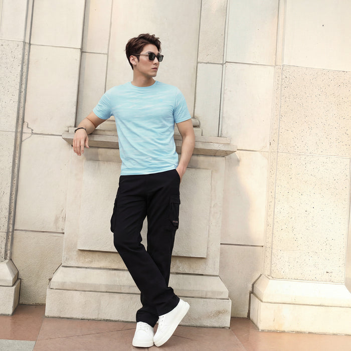 Killer Men Light Green Printed Slim Fit T-Shirts