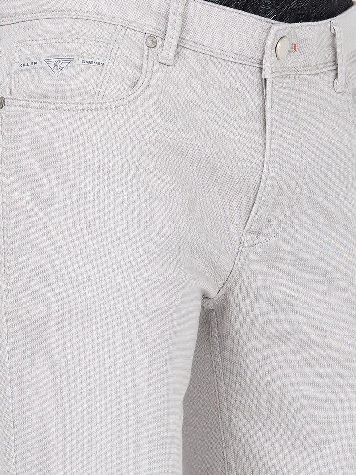 Killer Men Light Grey Slim Fit Pants
