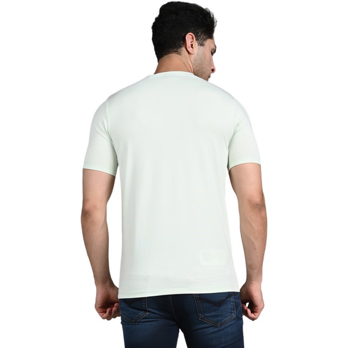 Killer Men Mint Green Printed Slim Fit T-Shirt