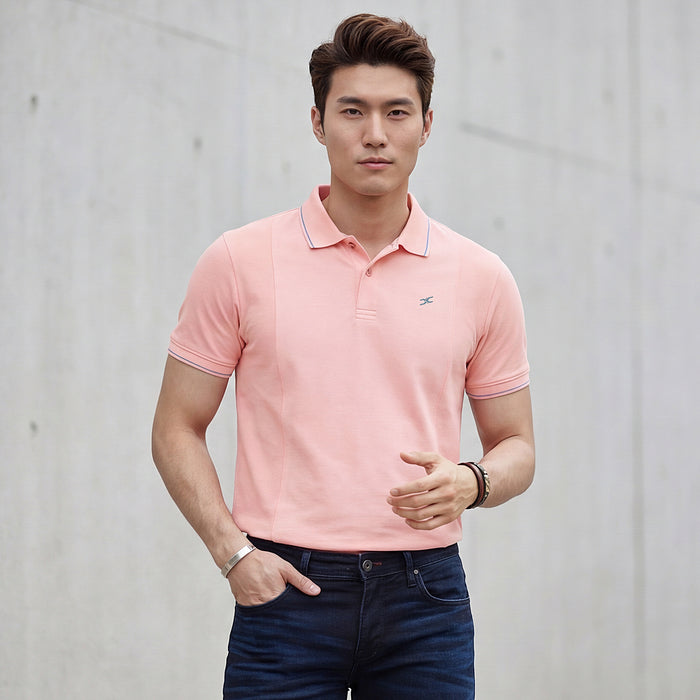 Killer Men Pink Printed Slim Fit T-Shirts