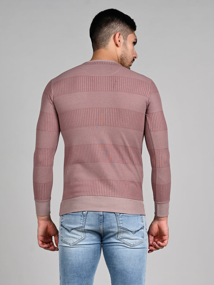 Killer Men Pink Printed Slim Fit T-Shirts