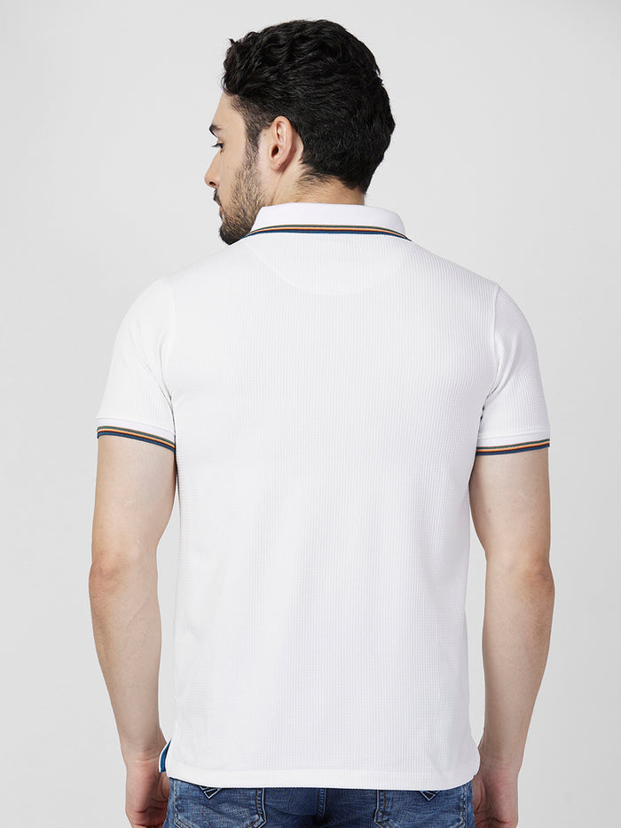 Killer Men White Printed Slim Fit T-Shirts