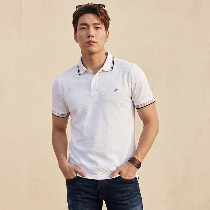 Killer Men White Solid Slim Fit T-Shirts