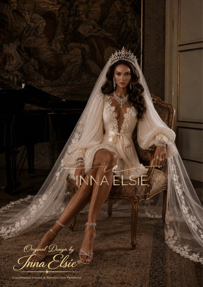 KRISTI Ruffles Bridal Robe