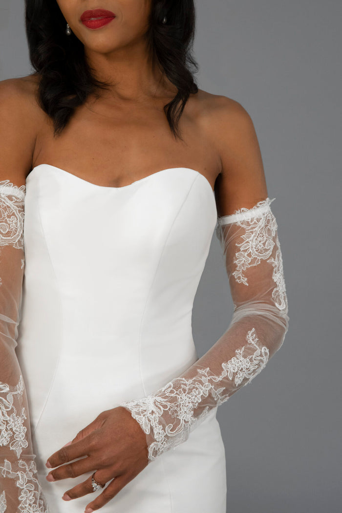 Lace and Tulle Sleeves - Accessory - Grace and Goddess
