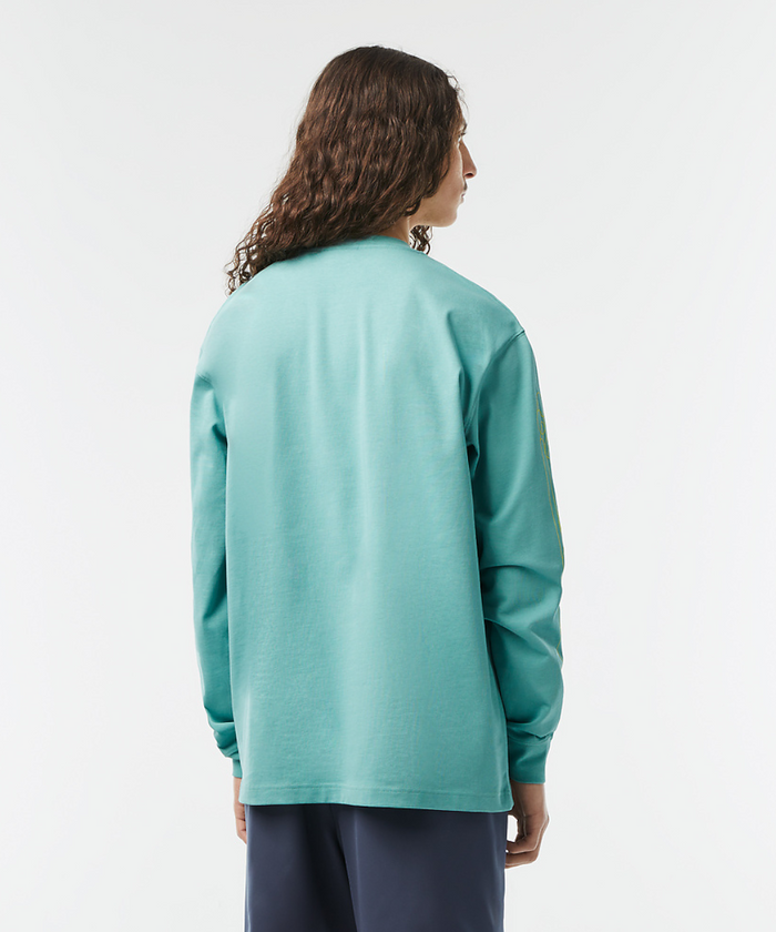 Lacoste Active Loose Fit LS Tee (Green Florida)