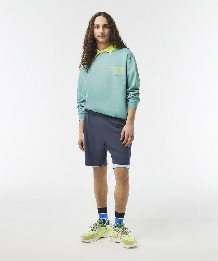 Lacoste Active Loose Fit LS Tee (Green Florida)