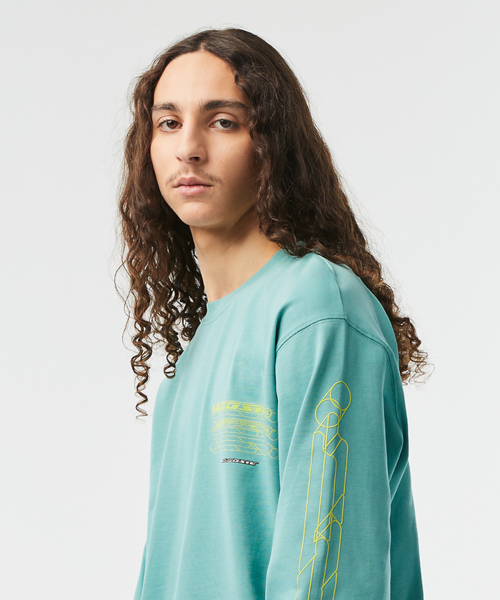 Lacoste Active Loose Fit LS Tee (Green Florida)