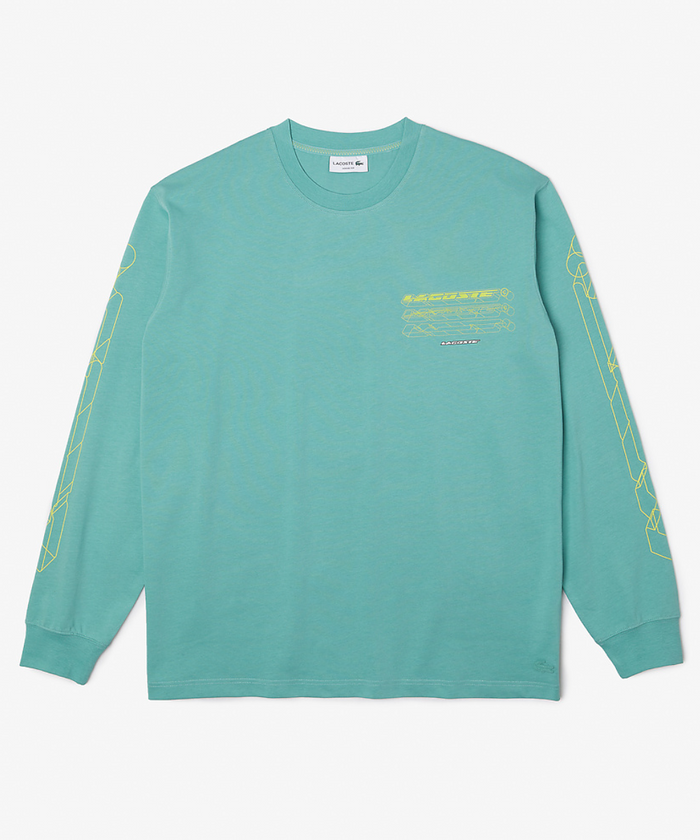 Lacoste Active Loose Fit LS Tee (Green Florida)