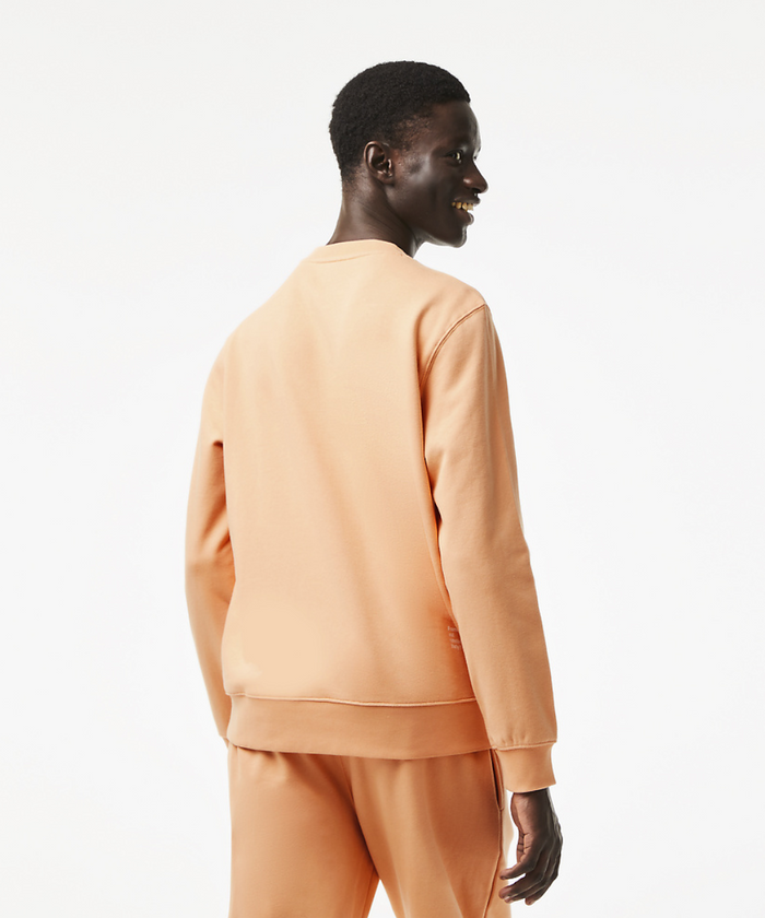 Lacoste Soft Branding Crew Neck Sweater (Light Orange)