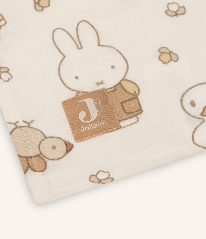 Langes gaze de coton | 115cm | Miffy Family Farm
