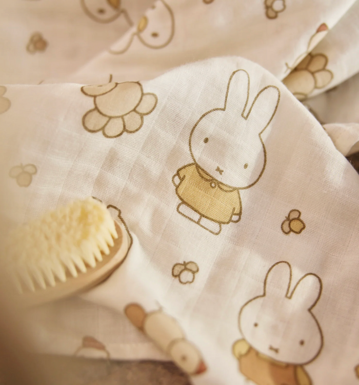 Langes gaze de coton | 115cm | Miffy Family Farm