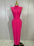 Lauren Sleeveless Bodycon Bandage Maxi Dress