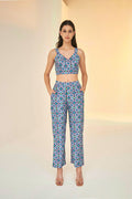 Lilac Kokand print bustier and pants set, BeTrue, Be True