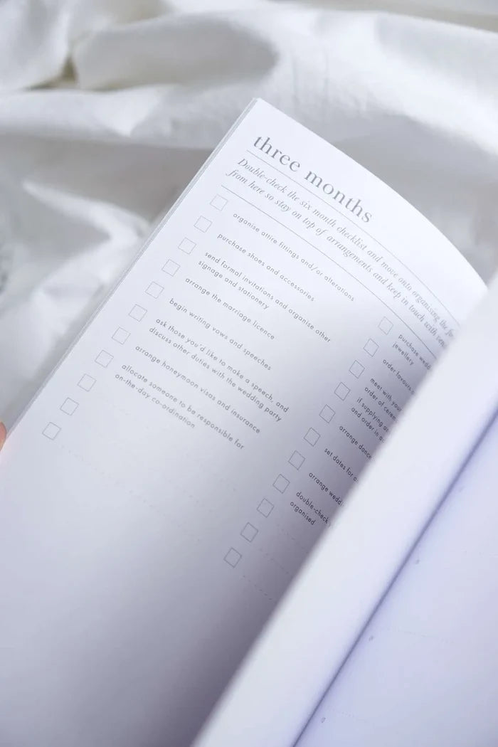 Little White Book - Wedding Planner - Giftware - Honey Fawn Boutique