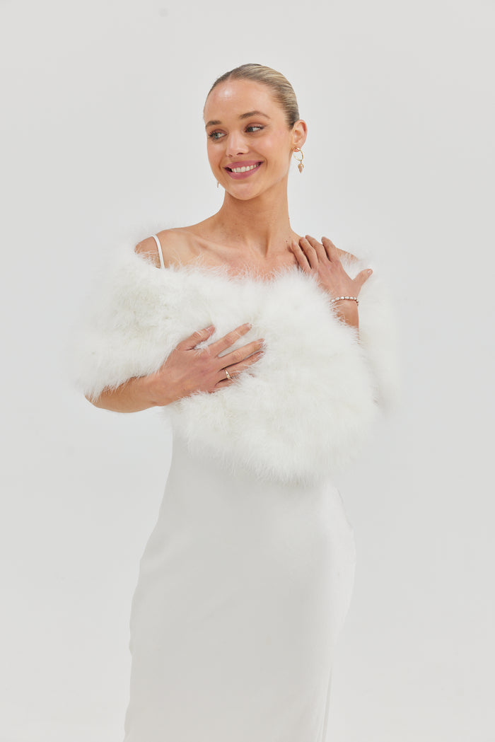 Lottie Wrap White - Accessory - Bubish