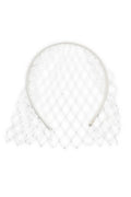 Lucia Headpiece White - Accessory - Morgan and Taylor