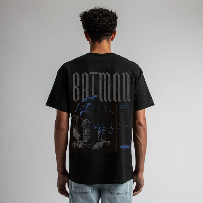 Made In Gotham Forge Heavyweight Boxy Tee - Heroes & Villains-DC Comics-T-Shirt