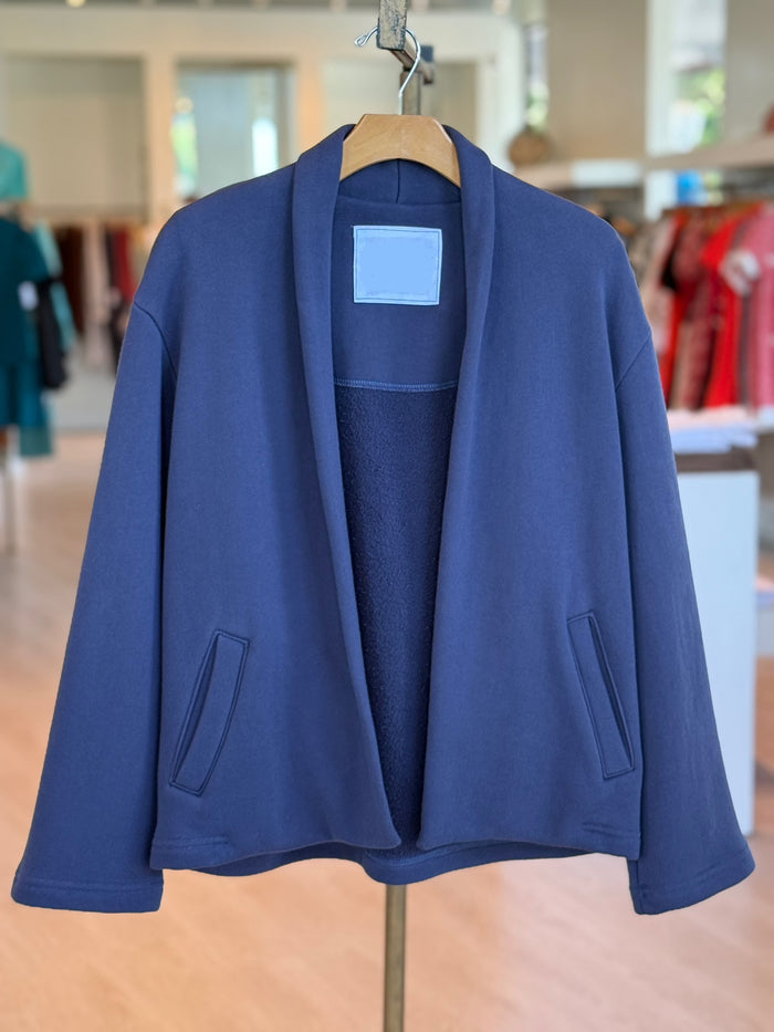 Mamj576 Grey Cropped Jacket