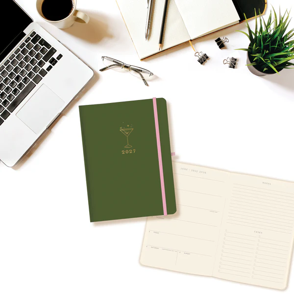 Martini 18-Month Hardbound Planner