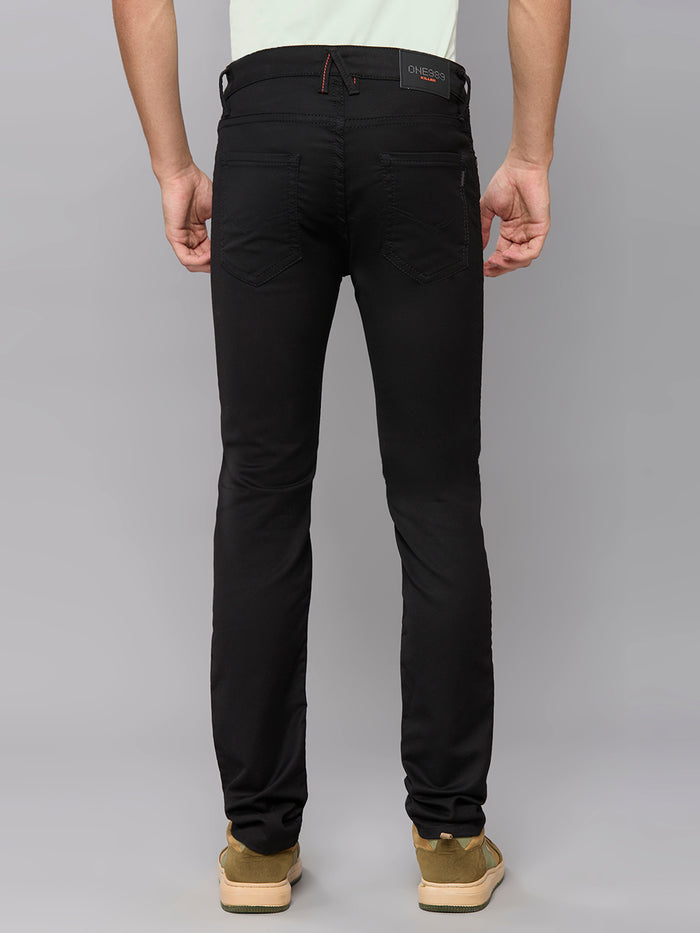 Men's Black Slim Fit Jeans