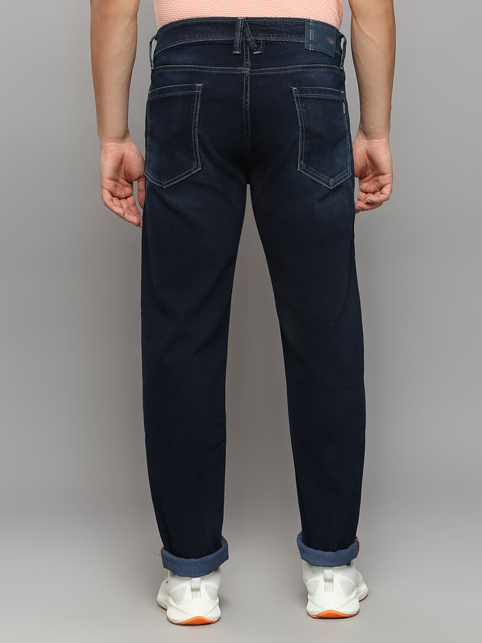 Men's Dark Blue Slim Fit Jeans