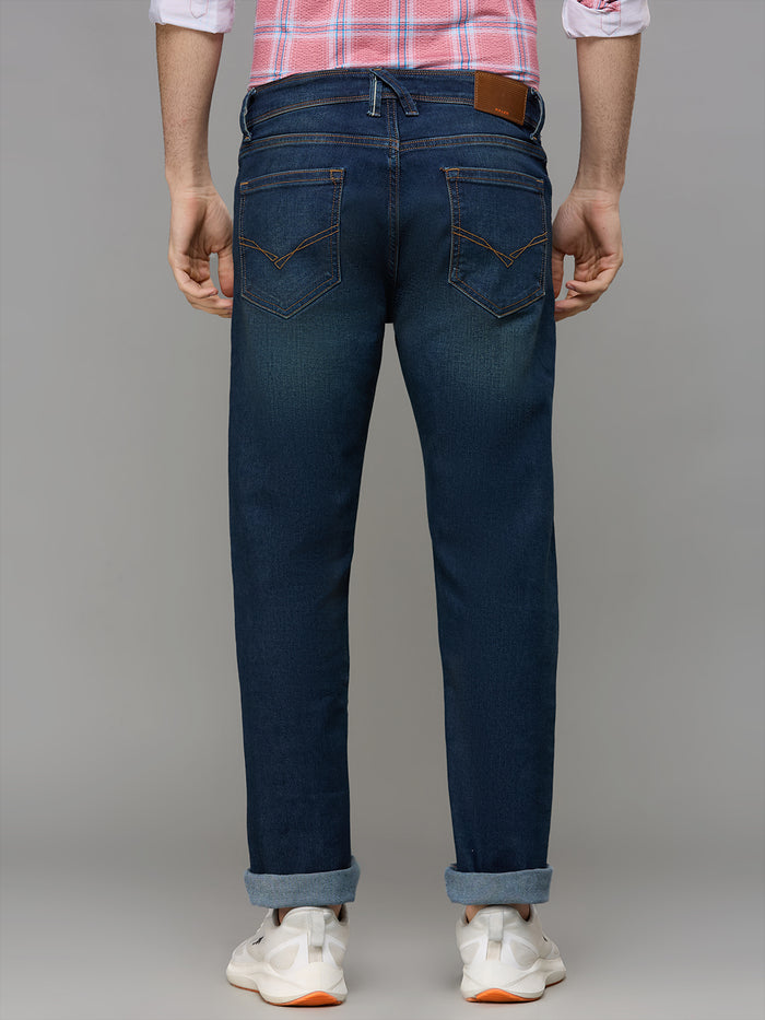 Men's Dark Blue Slim Fit Jeans