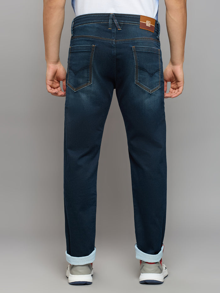 Men's Dark Blue Slim Fit Jeans