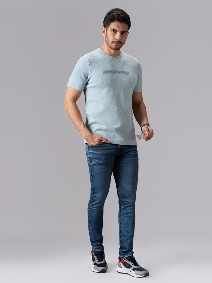 Men's Dark Blue Slim Fit Jeans