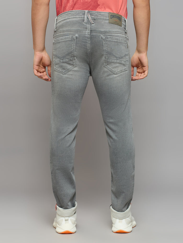 Men's Grey Skinny Fit Jeans