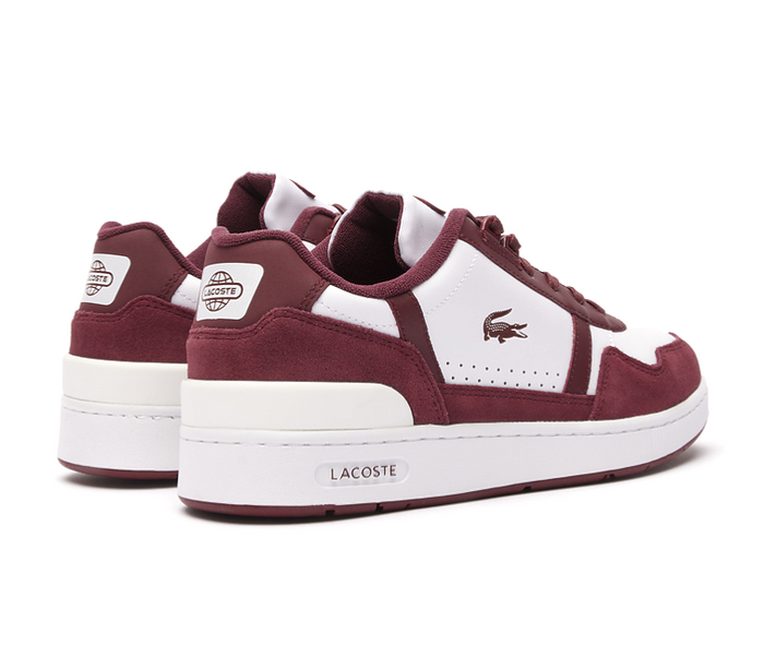 Men's Lacoste T-Clip 223 3 (White/Burgundy)