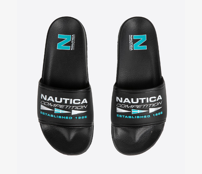 Men's Nautica Competition Keyport Slide (Black)