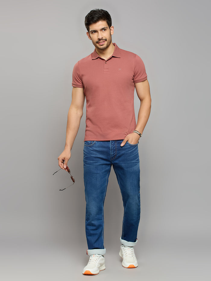 Men's Onion Solid Slim Fit T-Shirts