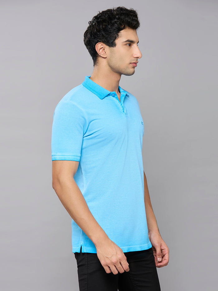 Men's Turq Printed Slim Fit T-Shirts