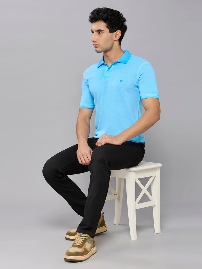 Men's Turq Printed Slim Fit T-Shirts