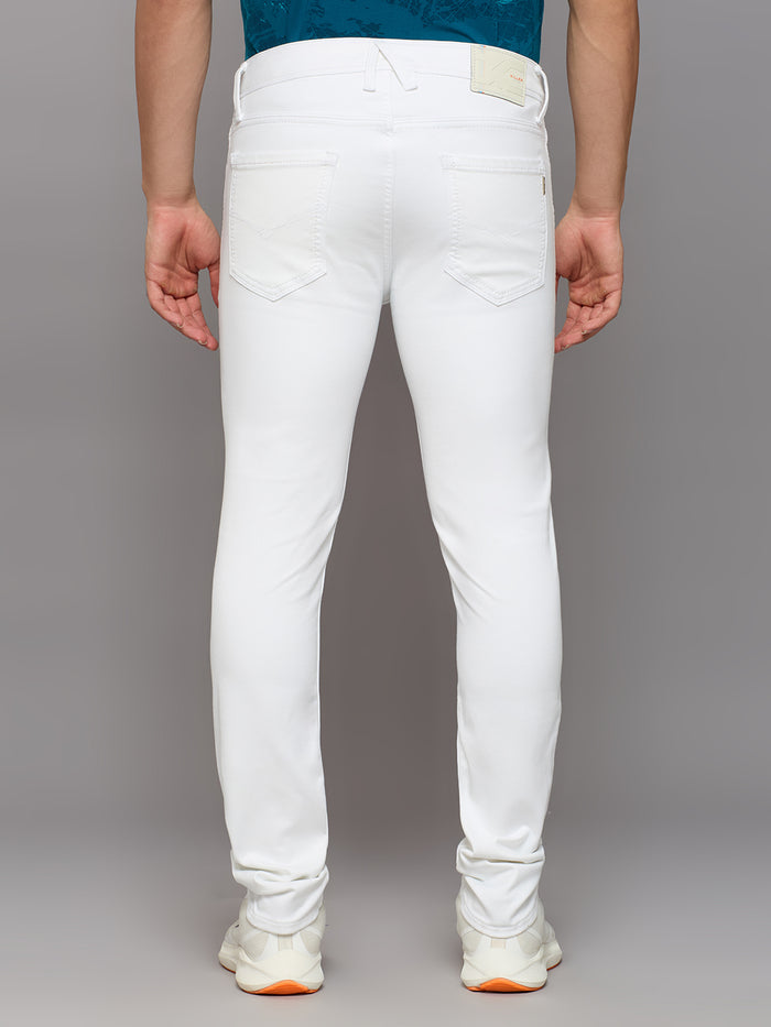 Men's White Skinny Fit Jeans