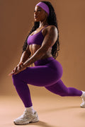 Micro Legacy Legging - Grape Jelly