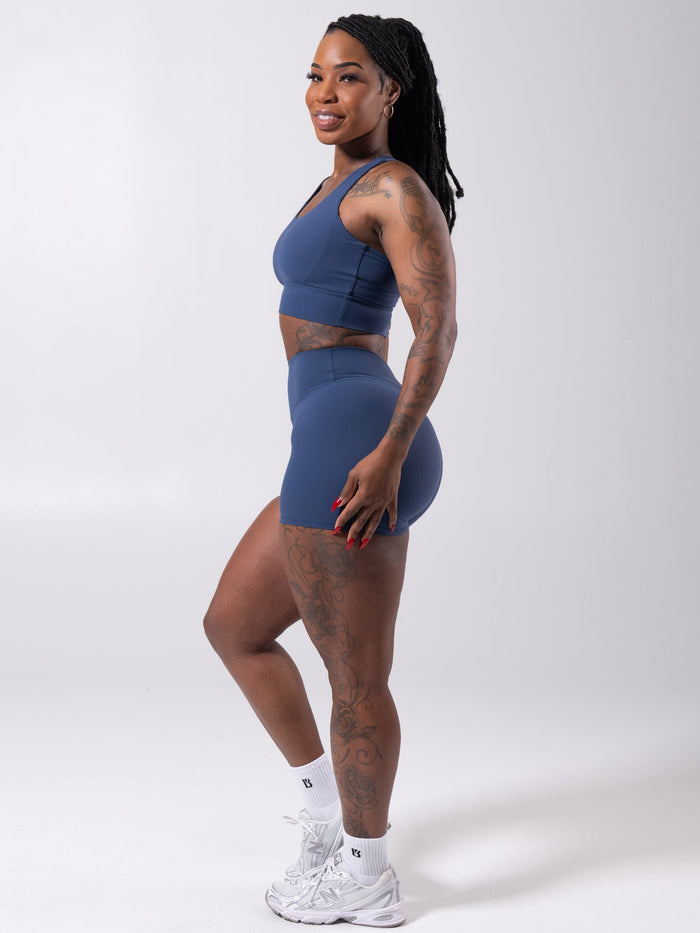 Micro Legacy Short 4" - Baked Blue