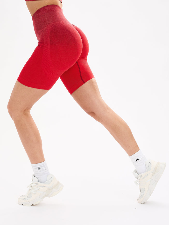 Miracle Seamless Short 6" - Red Ombre