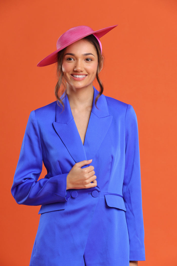 Mona Plate Hat Hot Pink Hot Pink - Accessory - Morgan and Taylor