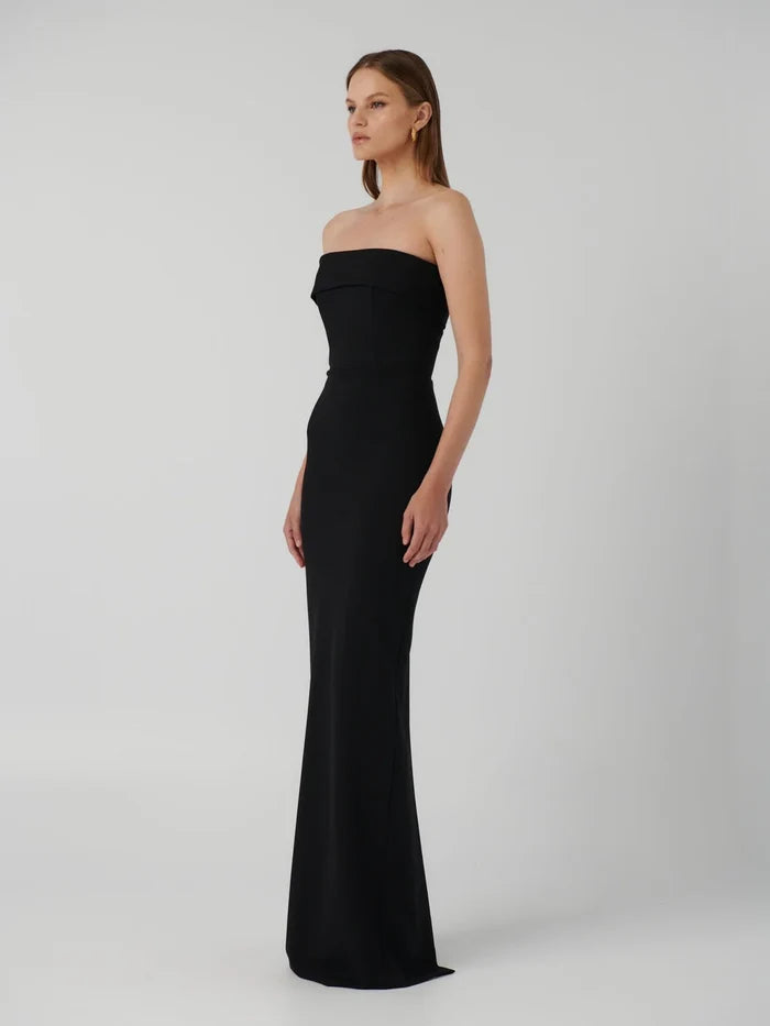 Monroe Gown Black - Dress - Effie Kats