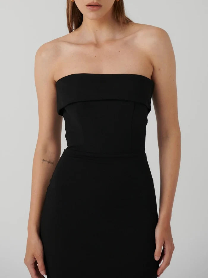 Monroe Gown Black - Dress - Effie Kats