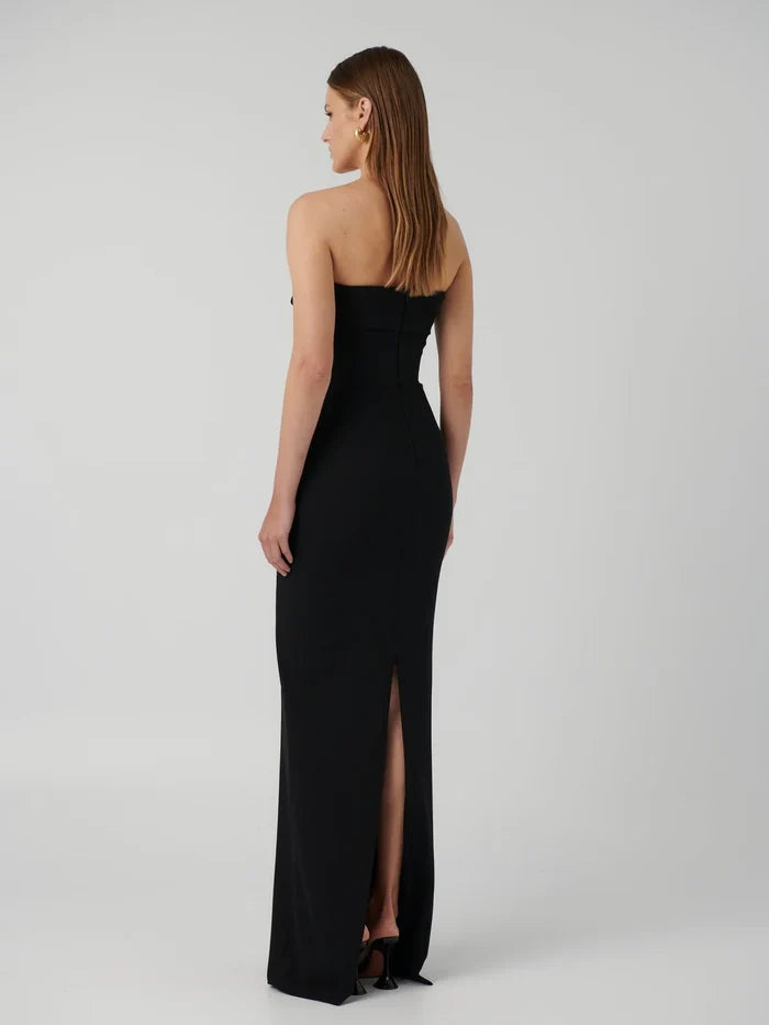 Monroe Gown Black - Dress - Effie Kats
