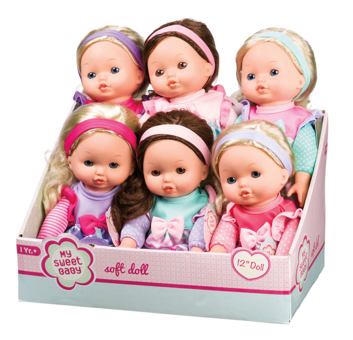 My Sweet Baby 12" Soft Bodied Doll