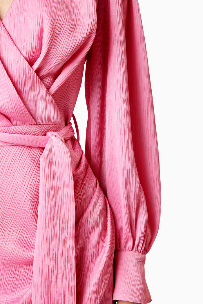 Myra Long Sleeve Dress Pink - Dress - Elliatt