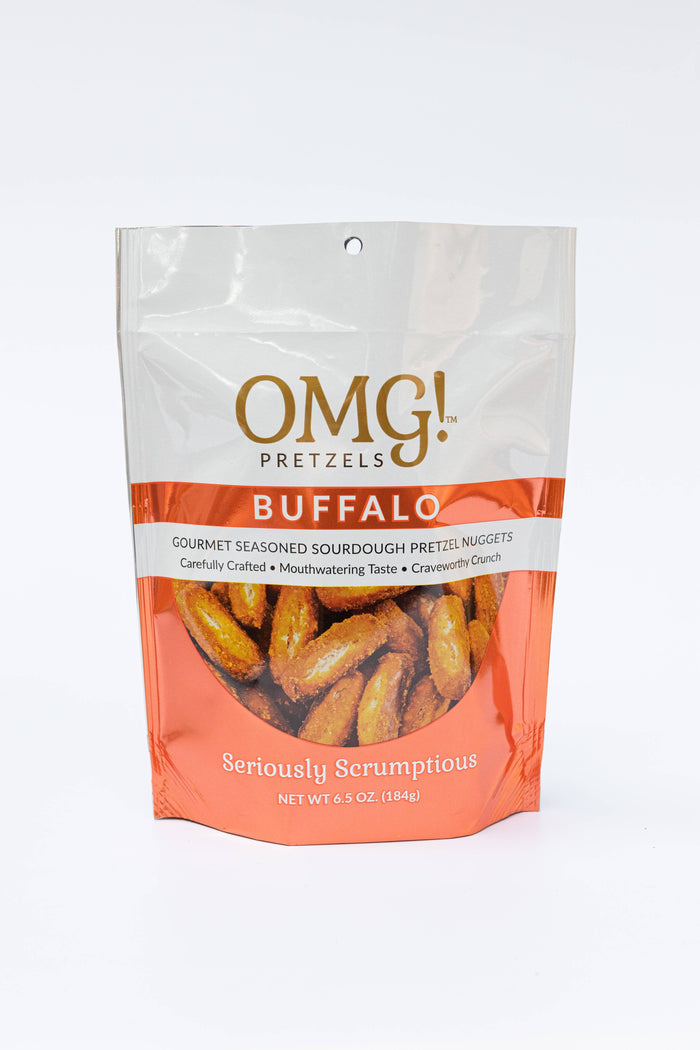OMG! Pretzels - Buffalo Seasoned Sourdough Pretzel Nuggets